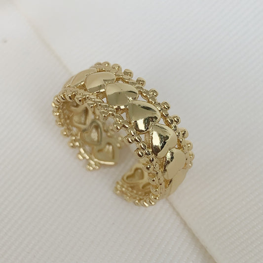 Brilla con Estilo Ear Cuffs en Oro Laminado 40-ARL-100