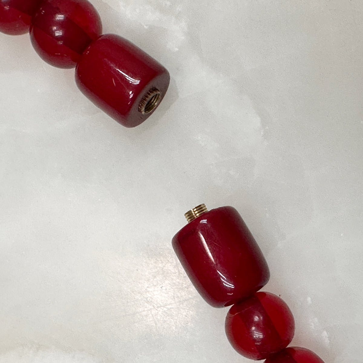 Pebbles Necklace Hot Red 59-CLN-L15A00