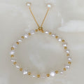 Hermosa Pulsera en Perlas Naturales Modelo 12-PP-L5A00