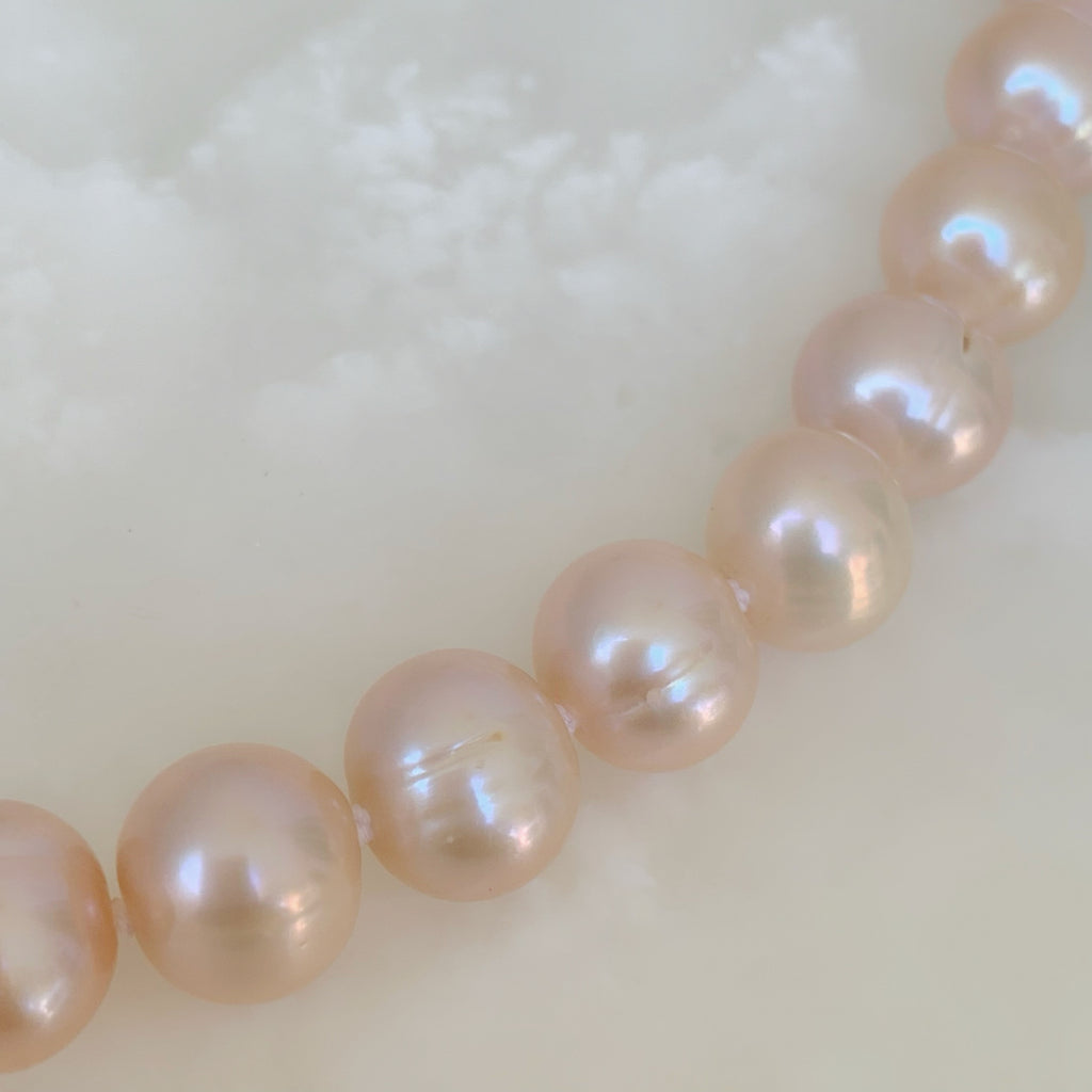 Distinguido Collar Fresh Water Pearls en tono rose 59-CLL-L12