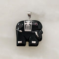 Dije Elefante Onix con Plata 0.925 DI-925-08-L15