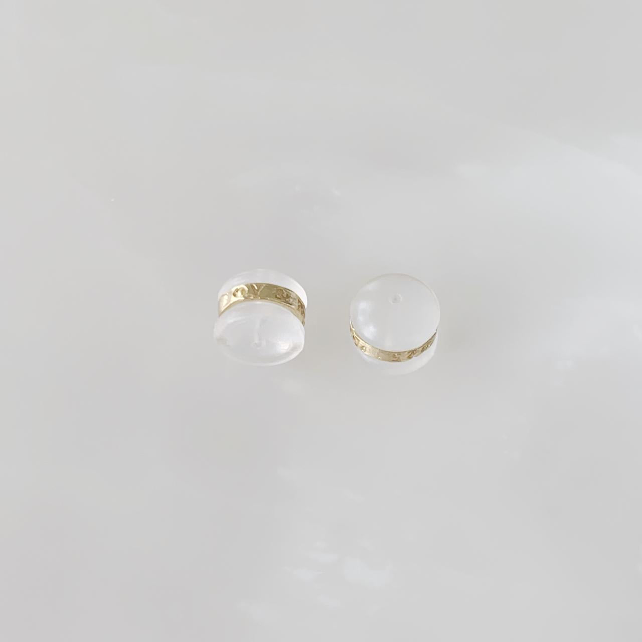 Aretes Octágono en Madre Perla y Plata Dorada 16-AR-L17