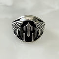 Anillo Turco Plata Pavonada 11-PANE-14-12A3
