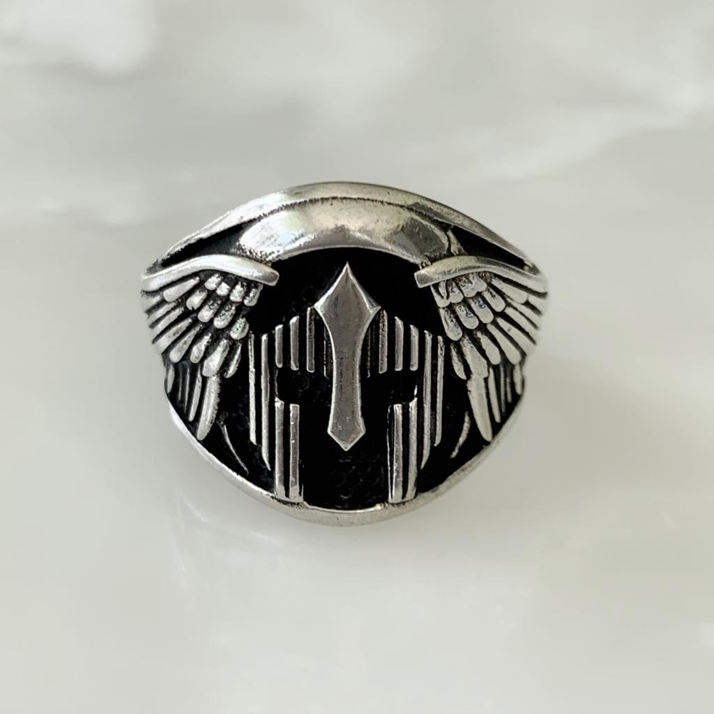 Anillo Turco Plata Pavonada 11-PANE-14-12A3