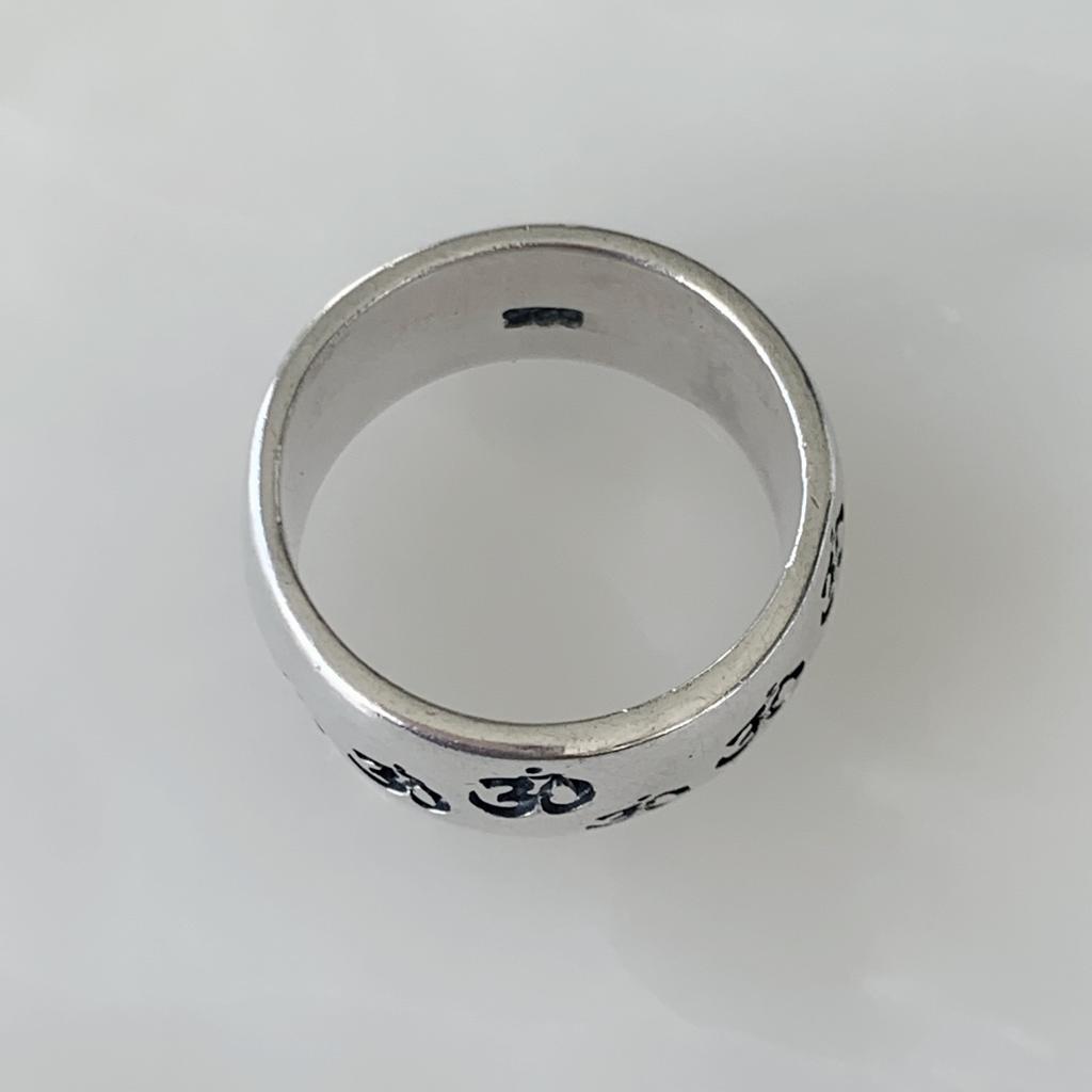 Anillo Mantra de la Meditación en Plata  01-PANE-DZY14