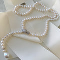 Collar de Perlas Extra Largo Sterling Silver 19-CLL-L45A00