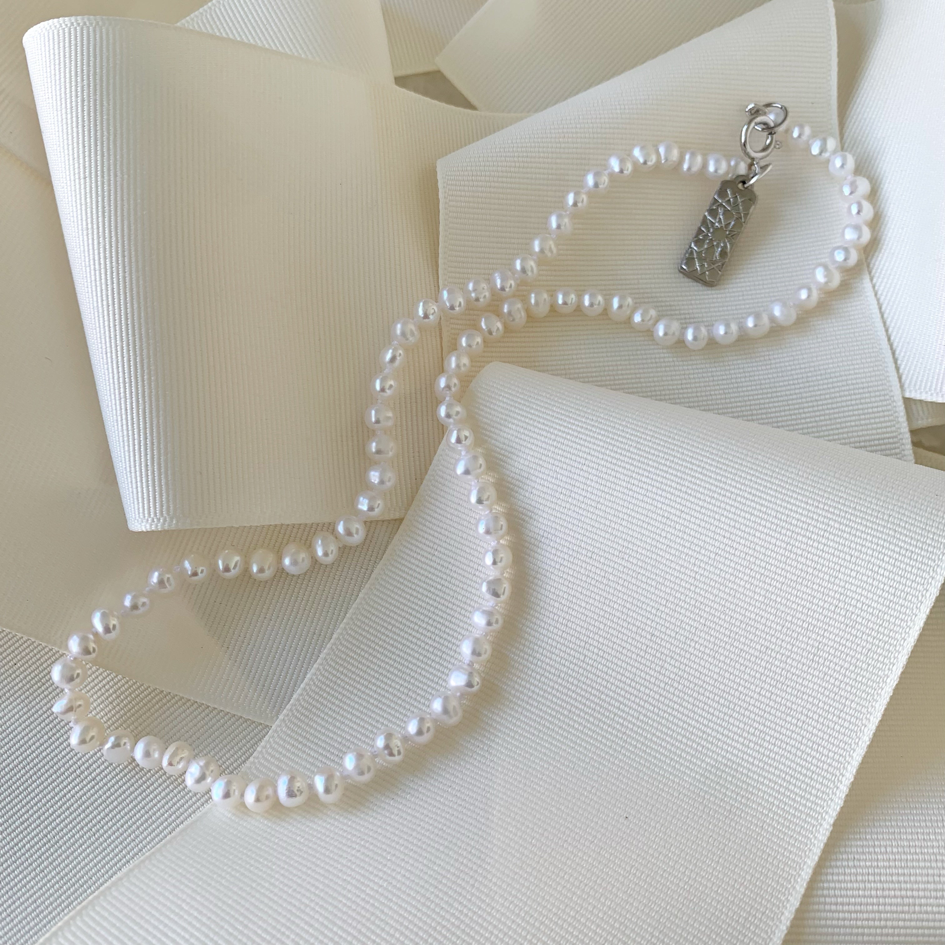 Collar de Perlas Sterling Silver 18-CLL-L12A00