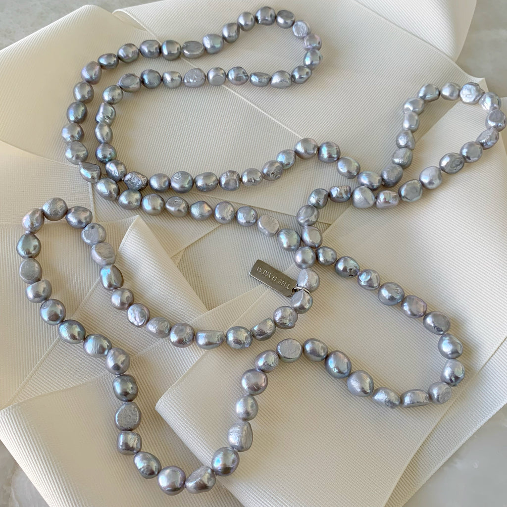Collar de Perlas Extra Largo Sterling Silver 21-CLL-L12A00